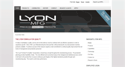 Desktop Screenshot of lyonmfg.com